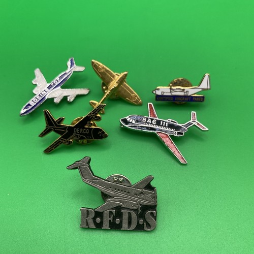 Aeroplane vintage pin enamel - aeroplane,
