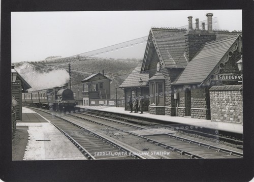Saddleworth railway station - railway,