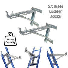 Steel ladder jacks 550kg - steel,