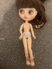 Custom Blythe Doll Long Brown