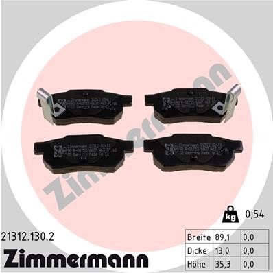 Rear zimmermann 21312 - zimmermann, 21312.130.2