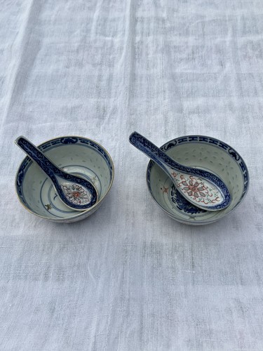 Two antique hand - antique, rice