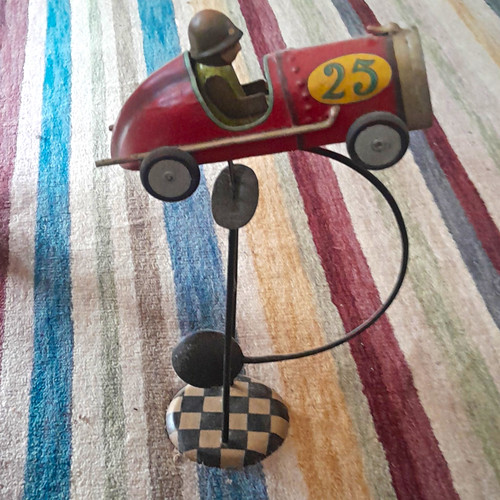 Vintage tinplate racing - racing, car