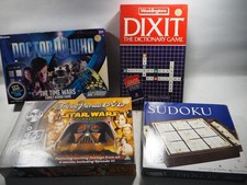 Board Game Joblot UNCHECKED - Star wars, Dr Who, Dixit & Sudoku