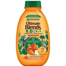 Garnier Ultimate Blends Kids 2in1 Shampoo Apricot & Cotton Flower 250ml( PACK 2)