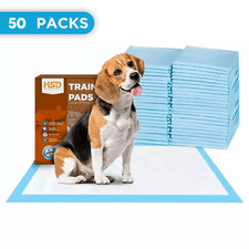 50PC  Puppy & dog  training Pads Heavy Duty Absorbent Floor Toilet Mats 60x60