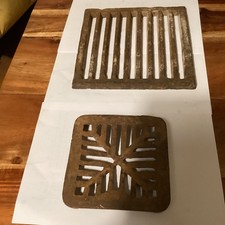 Vintage Square Cast Iron Drain