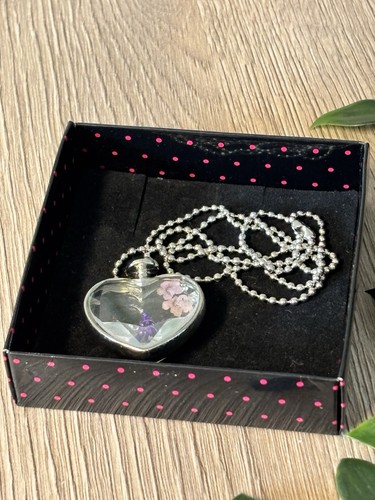 Dried flower heart glass - flower,