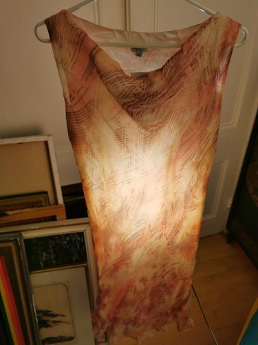 Pure silk dress - dress, anne