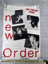 New Order UK Tour 1986