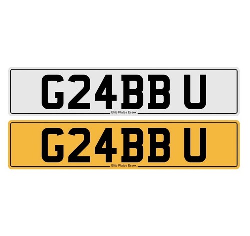 Cherished number plate - number, grab