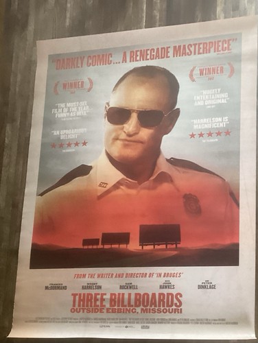 Three billboards outside - three,