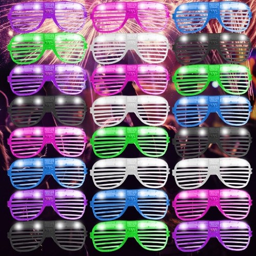 24pcs flashing party glasses - flashing, |