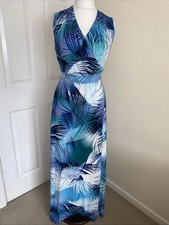 BHS Long Tie Back Dress Size 16