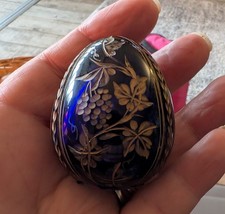 Vintage faberge cobalt blue - vintage,