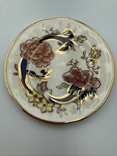 Vintage Mason's Blue Mandalay Miniature Plate 7.5cm Ironstone Made in England