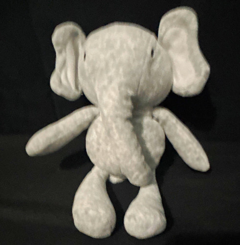 Grey plush elephant soft toy - elephant,
