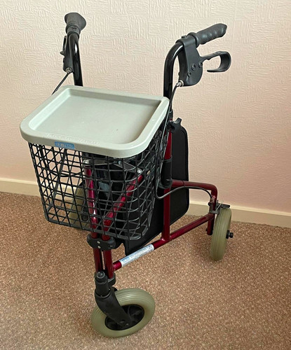 Wheel tri walker rollator - 3-wheel,