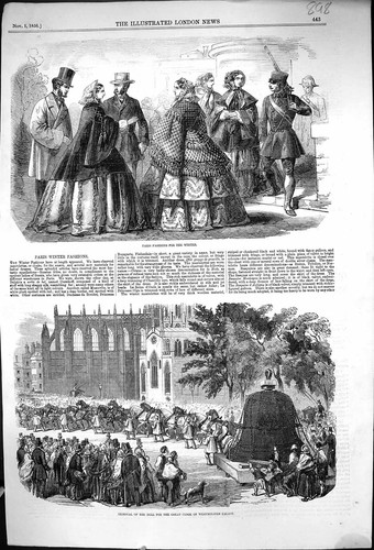 Old 1856 paris ladies fashion - ladies,