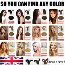 8A Brazilian 100G Tape In Thick-Glue Remy Real Human Hair Extensions UK STOCK N1