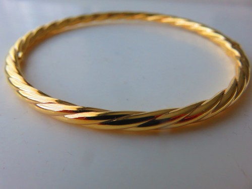 Gold slave bangle - slave, ladies