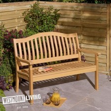 NEW 4FT 2 SEATER HARDWOOD