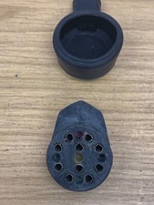 Old Lambretta Vespa Wiring Connector Block & Rubber Cover    c