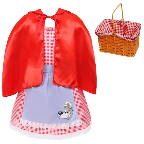 Girls little red riding hood - red,