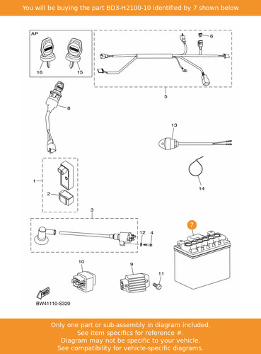 Yamaha battery assy - yamaha,
