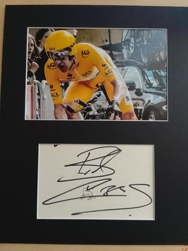 Bradley wiggins autograph - bradley,
