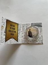 2021 Cook Islands Ron Weasley Harry Potter Silver Plated Proof 25 Cent Coin