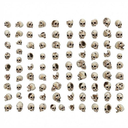Resin bits skulls bones - skulls,
