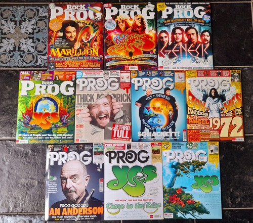Prog classic rock magazines - prog,