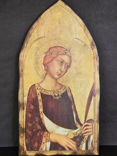 Antique plaque religious - plaque, icon