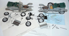 TWO Franklin Mint 1907 Rolls-Royce Silver Ghost AX201. Spares /Repair only