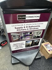 A-Board Pavement Sign Water