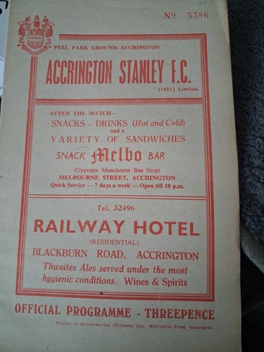Accrington stanley v - accrington,