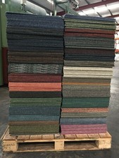 500 x MIXED Carpet tiles Covers 100 SQM Per Pallet 50x50cm Per Tile BRAND NEW hd