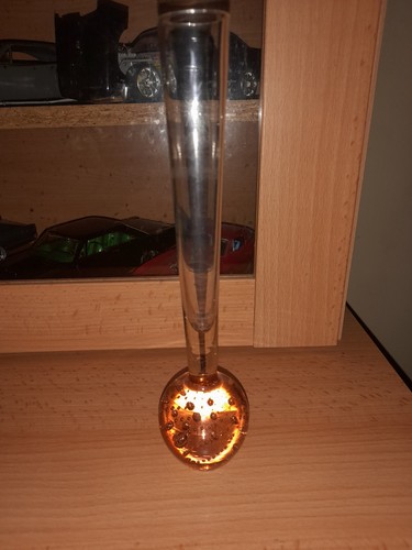 Vintage blown bubble - bud, vase
