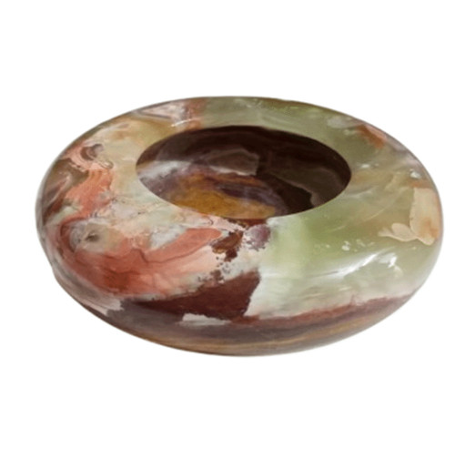 Onyx ash tray - 12, cm