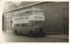 OLD PHOTO OF DOUBLE DECKER