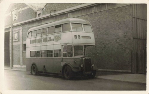 Old photo double decker - double,
