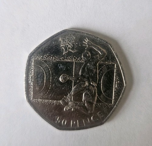 Olympic 50p handball - 50p,