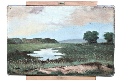 Impressionist landscape oil - impressionist,