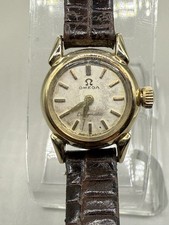 1950s OMEGA SOLID 14K GOLD Ladymatic Automatic Wristwatch RUNNING
