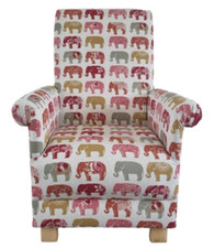 Clarke Elephants Fabric Adult