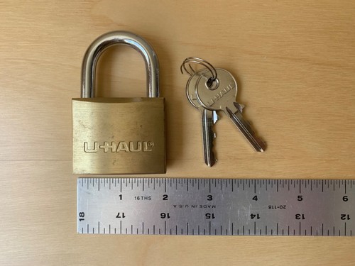 Haul brass home - u-haul, 2"