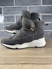 SNOW WALKING BOOTS CHAMP RJ'S FUZZIES GREY PURE SHEEPSKIN Uk 5 NEW• RRP £115