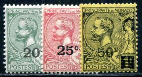 Monaco 1922 mint - 51-53,
