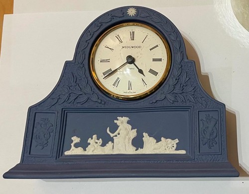 Wedgwood pottery clock - pottery,